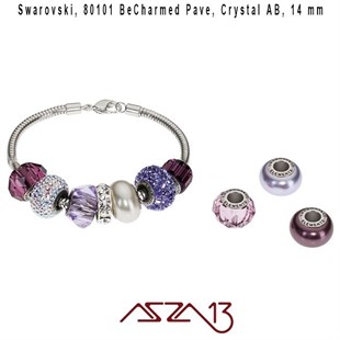 Swarovski 80101 Aurore Boreale (BeCharmed Pave) 14 mm Pave