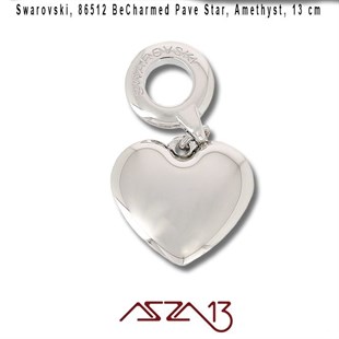 Swarovski 86502 Rose ve Light Rose  (BeCharmed Pave) 13 mm Sallantı Pave