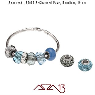 Swarovski 80000 Rhodium (BeCharmed) 19 cm Bileklik Zinciri