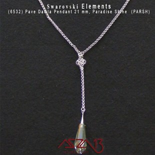 6532  001 PARSH (Crystal Paradise Shine) Pure Drop Pendant 21 mm / Paket İçeriği 1 Adet