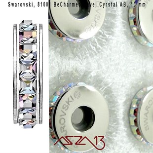 Swarovski 81001 Aurore Boreale (BeCharmed Pave  Stopper) 13 mm Pave