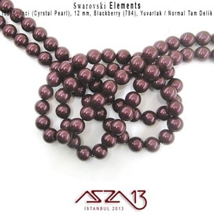 5810-784 Crystal Blackberry Pearl 12 mm (İnci) / 10 Adet