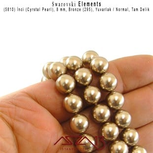 5810-295 Crystal Bronze Pearl 8 mm (İnci) / 30 Adet