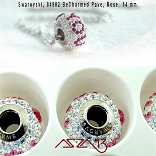 Swarovski 84902 Rose (BeCharmed Pave) 14 mm Pave