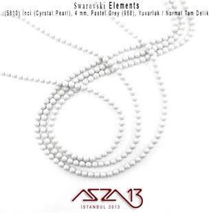 5810-968 Crystal Pastel Grey Pearl 4 mm (İnci) / 50 Adet
