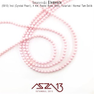5810-944 Crystal Pastel Rose Pearl 4 mm (İnci) / 50 Adet
