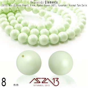5810-967 Crystal Pastel Green Pearl 8 mm (İnci) / 30 Adet