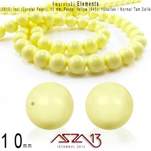 5810-945 Crystal Pastel Yellow Pearl 10 mm (İnci) / 15 Adet