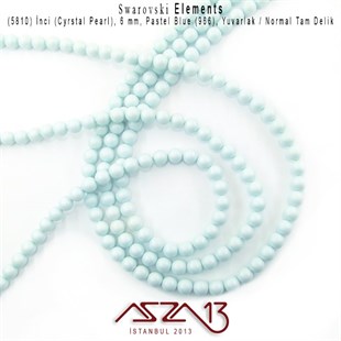 5810-966 Crystal Pastel Blue Pearl 6 mm (İnci) / 40 Adet
