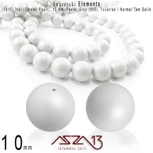 5810-968 Crystal Pastel Grey Pearl 10 mm (İnci) / 315 Adet