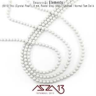 5810-968 Crystal Pastel Grey Pearl 6 mm (İnci) / 40 Adet