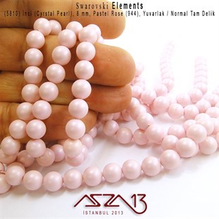 5810-944 Crystal Pastel Rose Pearl 8 mm (İnci) / 30 Adet