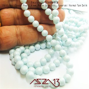 5810-966 Crystal Pastel Blue Pearl 6 mm (İnci) / 40 Adet