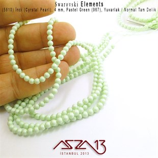5810-967 Crystal Pastel Green Pearl 4 mm (İnci) / 50 Adet