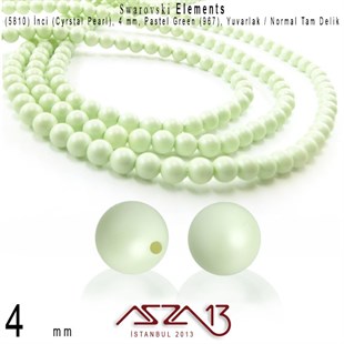 5810-967 Crystal Pastel Green Pearl 4 mm (İnci) / 50 Adet
