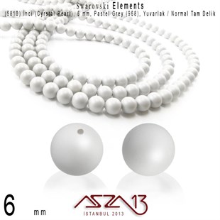 5810-968 Crystal Pastel Grey Pearl 6 mm (İnci) / 40 Adet