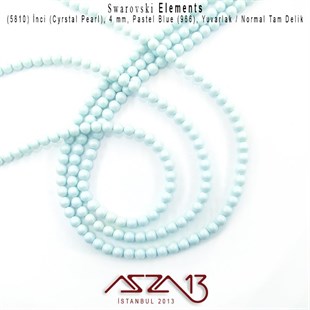5810-966 Crystal Pastel Blue Pearl 4 mm (İnci) / 50 Adet