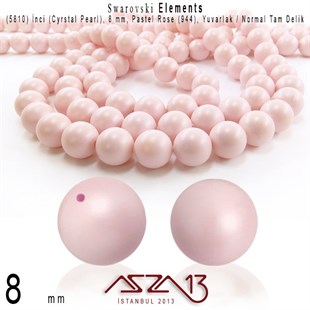 5810-944 Crystal Pastel Rose Pearl 8 mm (İnci) / 30 Adet