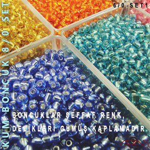 Kum Boncuk 6/0 (4,1 mm) SET 1