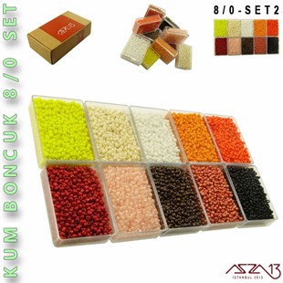 Kum Boncuk 8/0 (2,8 mm) SET 2