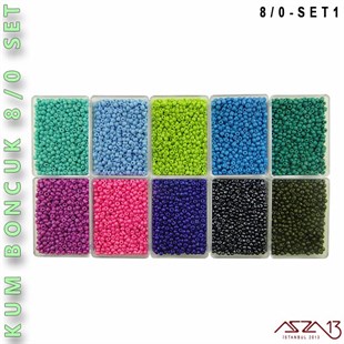 Kum Boncuk 8/0 (2,8 mm) SET 1