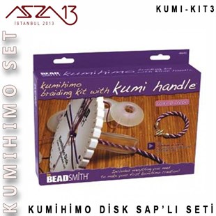 Kumihimo 3 Nolu Kit (Disk Sapı ve İpler)