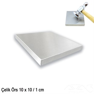 Örs - Çelik - 10x10/1 cm