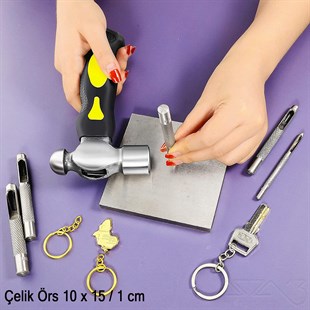 Örs - Çelik - 10x15/1 cm