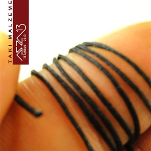 Siyah 0,8 mm Kalınlıkta Paraşüt İpi / 5 Metre