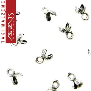 Antik Gümüş Kaplamalı 11 mm Döküm Düğüm Kapama / Paket İçeriği 10 Adet