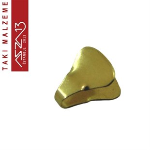 Kaplamasız Pirinç 7 mm Yassı Zincir-Kordon Uç Kapama / Paket İçeriği 50 Adet