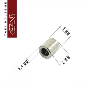 Nikel Kaplamalı 2 mm Kapalı Kalın Boru Bit / Paket İçeriği 10 Gr