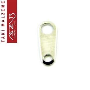 Nikel Kaplamalı 3x9 mm Zincir Sonu Pulu / Paket İçeriği 50 Adet