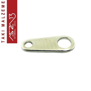 Nikel Kaplamalı 3x9 mm Zincir Sonu Pulu / Paket İçeriği 50 Adet