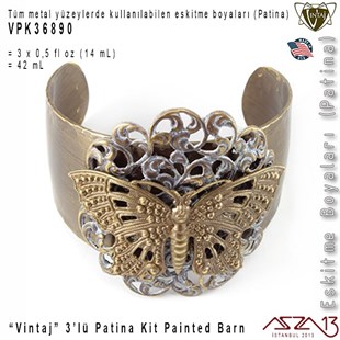 Vintaj VPK36890 Patina Boyası 3lü Set (Painted Barn)