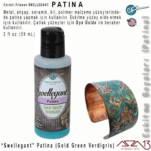 Swellegant Gold-Green Verdigris Eskitme Boyası (Patina)