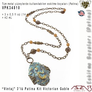 Vintaj VPK34810 Patina Boyası 3lü Set (Victorian Gable)