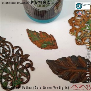 Swellegant Gold-Green Verdigris Eskitme Boyası (Patina)