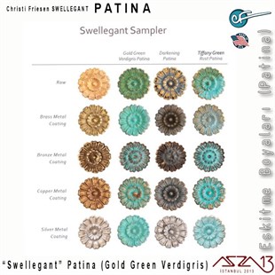Swellegant Gold-Green Verdigris Eskitme Boyası (Patina)