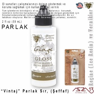 Vintaj Parlak Sır (Işıltılı)
