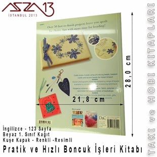 Pratik ve Hızlı Boncuk İşleri İngilizce Kitap
