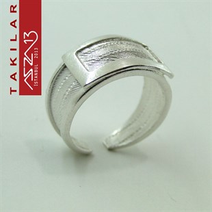 Has Gümüş Telkari Hasır Yüzük