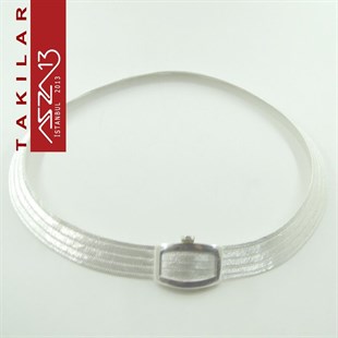 Has Gümüş Telkari Hasır Gerdanlık