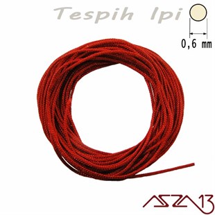 Bordo 0,6 mm Tespih İpi / Paket İçeriği 3 m