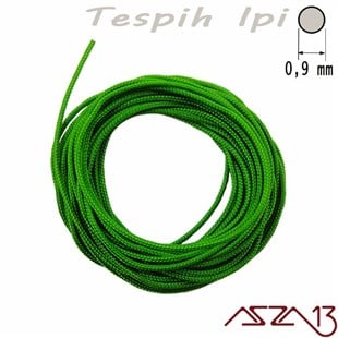 Çimen Yeşil 0,9 mm Tespih İpi / Paket İçeriği 3 m