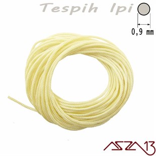 Krem 0,9 mm Tespih İpi / Paket İçeriği 3 m