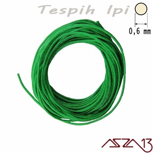 Yeşil 0,6 mm Tespih İpi / Paket İçeriği 3 m
