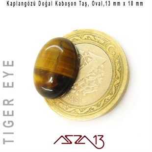 Kaplangözü 13x18 mm, Doğal Taş Kaboşon / Paket İçeriği 1 Adet