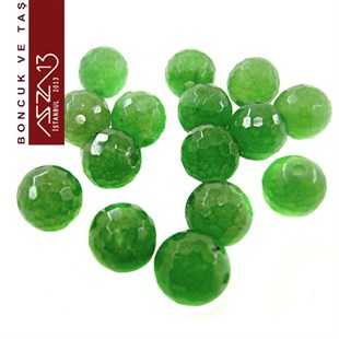 20 Adet / 6 mm Yuvarlak, Fasetli Yüzey Aventurin (Aventurin)