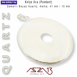 Kuartz, Halka Kolye Ucu / Paket İçeriği 1 Adet